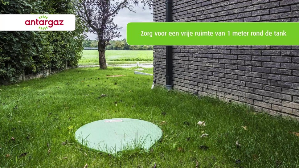 Hoe intergreer je een ondergrondse gastank in je tuin? Habitos.be